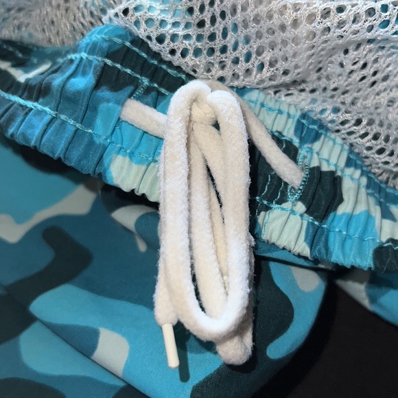 Turtle Bay Boys Blue Camo Swim Trunks - Picture 6 of 7